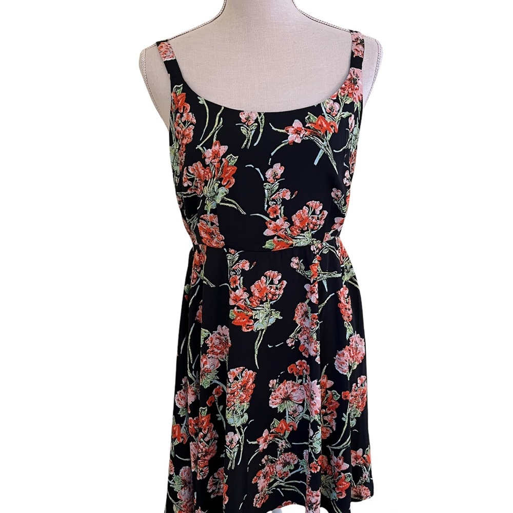 Band of Gypsies Floral Skater Dress M